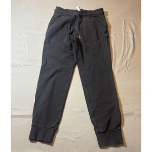 Lululemon Joggers Black Pima Cotton Sweatpants Size 8